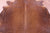 Brown Natural Cowhide Rug - X-Large 7' 2"H x 6' 6"W