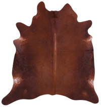 Thumbnail for Brown Natural Cowhide Rug - X-Large 7' 2