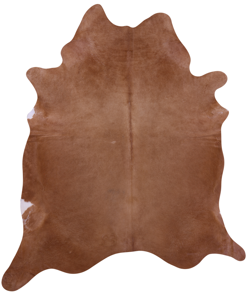 Light Brown Natural Cowhide Rug - XX-Large 9' 0"H x 7' 5"W