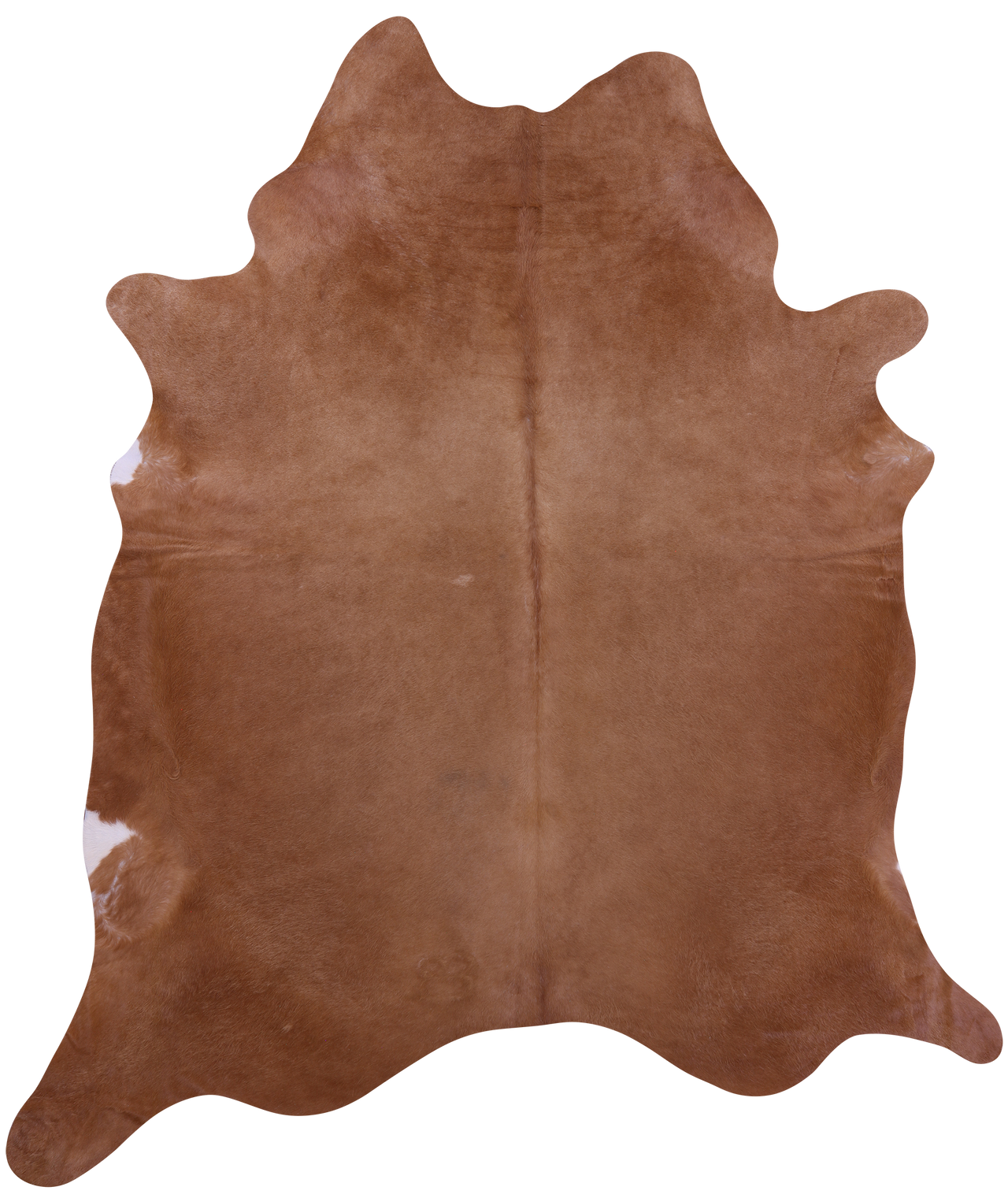 Light Brown Natural Cowhide Rug - XX-Large 9' 0"H x 7' 5"W