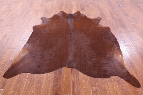 Brown Natural Cowhide Rug - Large 6' 9