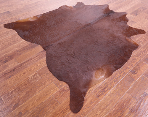 Brown Natural Cowhide Rug - Large 6' 9