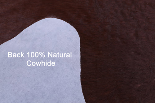 Brown Natural Cowhide Rug - Large 6' 9