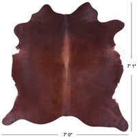 Thumbnail for Brown Natural Cowhide Rug - X-Large 7' 1