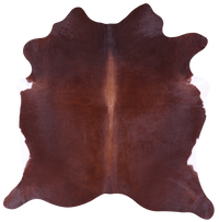Thumbnail for Brown Natural Cowhide Rug - X-Large 7' 1
