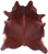 Brown Natural Cowhide Rug - XX-Large 7' 8"H x 7' 0"W