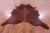 Brown Natural Cowhide Rug - XX-Large 7' 8"H x 7' 0"W