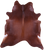 Brown Natural Cowhide Rug - XX-Large 7' 10"H x 7' 0"W