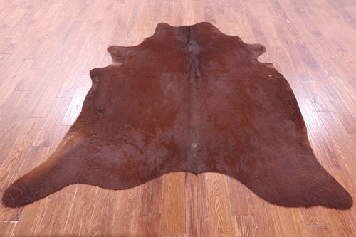 Brown Natural Cowhide Rug - X-Large 7' 1