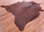 Brown Natural Cowhide Rug - X-Large 7' 1"H x 6' 6"W