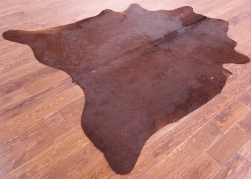 Brown Natural Cowhide Rug - X-Large 7' 1