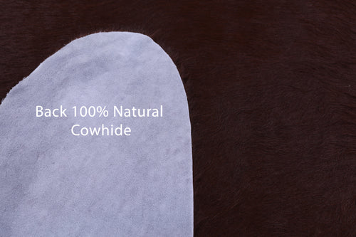 Brown Natural Cowhide Rug - X-Large 7' 1