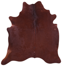 Thumbnail for Brown Natural Cowhide Rug - X-Large 7' 1