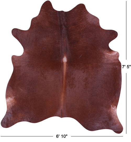 Brown Natural Cowhide Rug - X-Large 7' 5