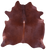 Brown Natural Cowhide Rug - X-Large 7' 5"H x 6' 10"W