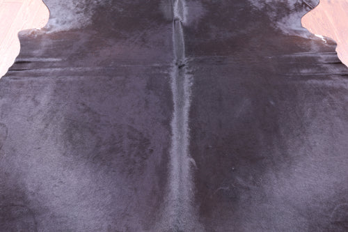 Black Natural Cowhide Rug - XX-Large 8' 7