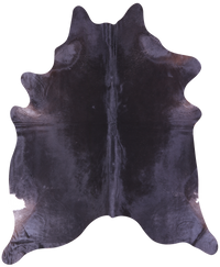 Thumbnail for Black Natural Cowhide Rug - XX-Large 8' 8