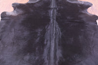 Thumbnail for Black Natural Cowhide Rug - XX-Large 8' 8