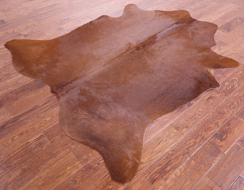 Brown Natural Cowhide Rug - Large 6' 9
