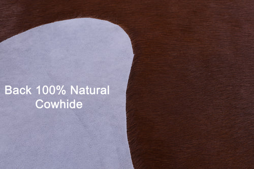 Brown Natural Cowhide Rug - Large 6' 9