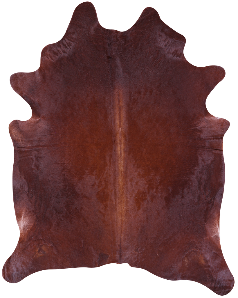 Brown Natural Cowhide Rug - XX-Large 8' 0"H x 6' 4"W