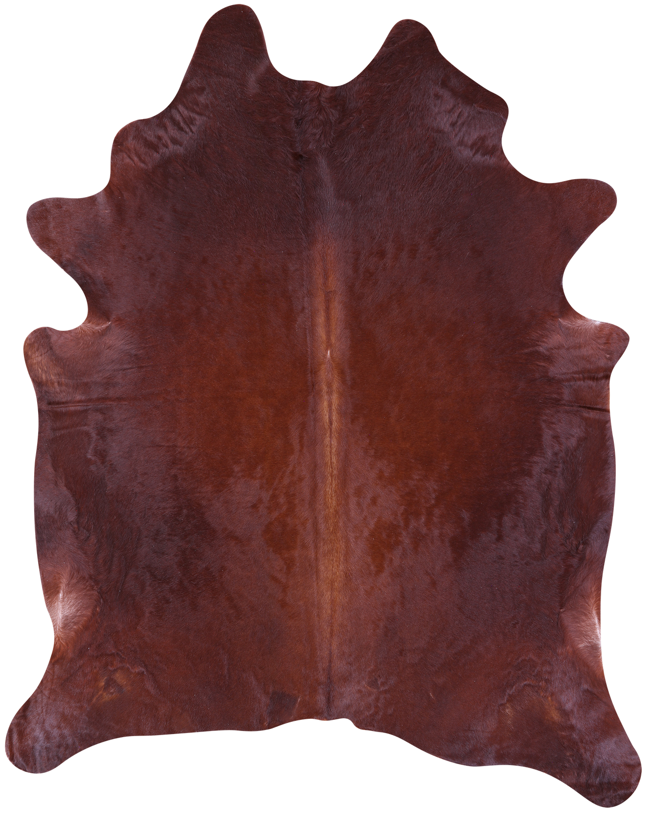Brown Natural Cowhide Rug - XX-Large 8' 0"H x 6' 4"W