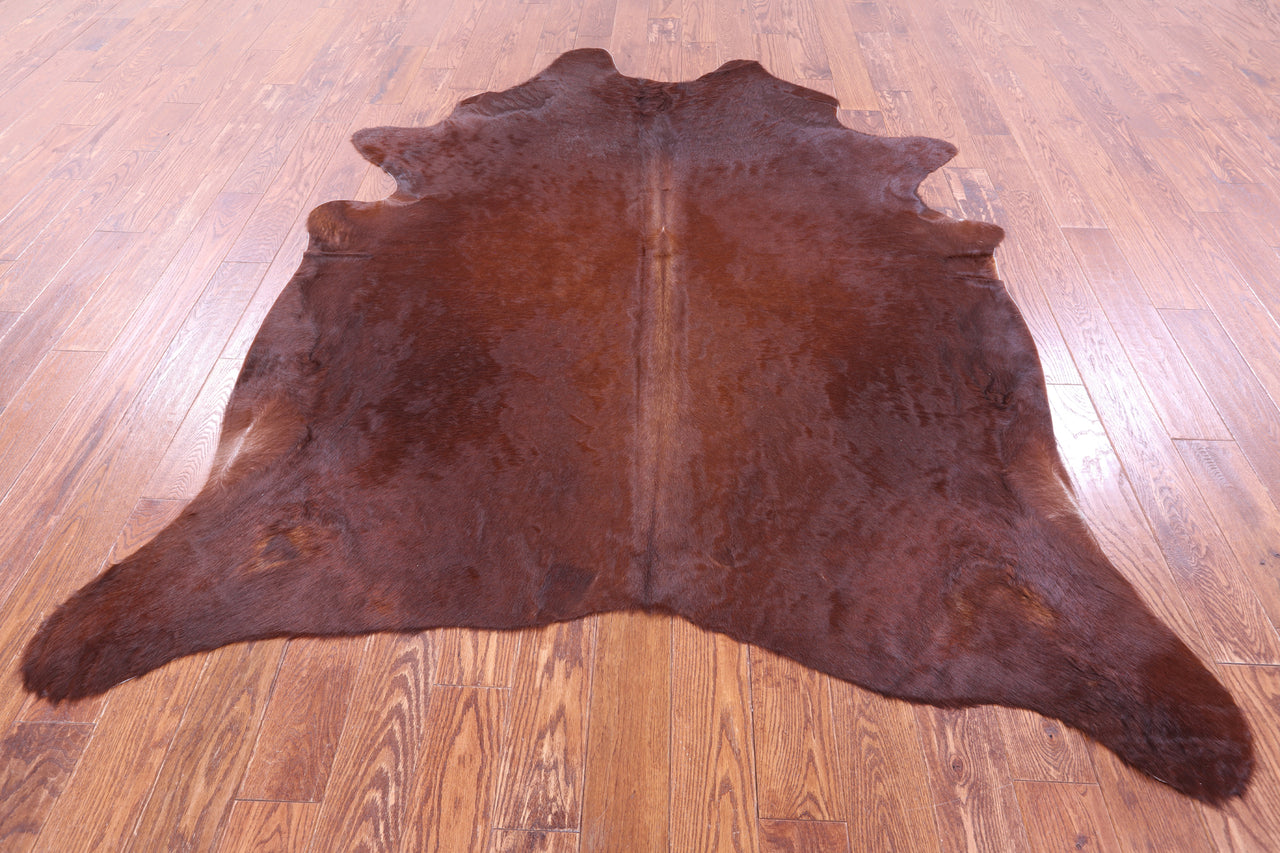 Brown Natural Cowhide Rug - XX-Large 8' 0"H x 6' 4"W