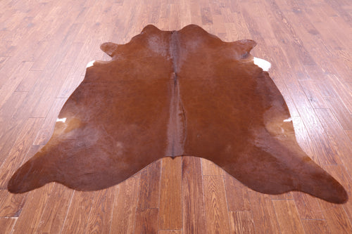Brown Natural Cowhide Rug - Large 6' 9