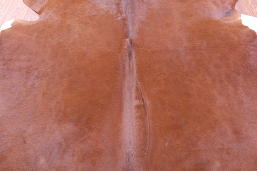 Brown Natural Cowhide Rug - Large 6' 9