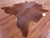 Brown Natural Cowhide Rug - Large 6' 9"H x 6' 6"W