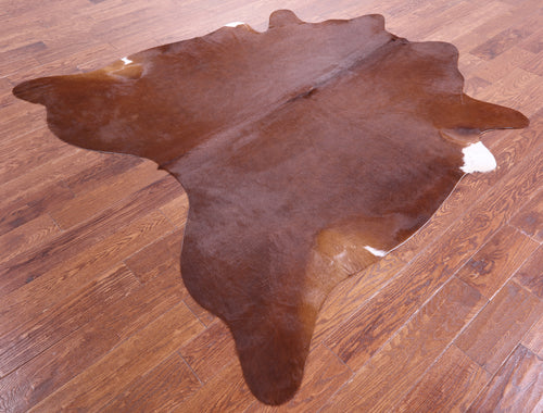 Brown Natural Cowhide Rug - Large 6' 9