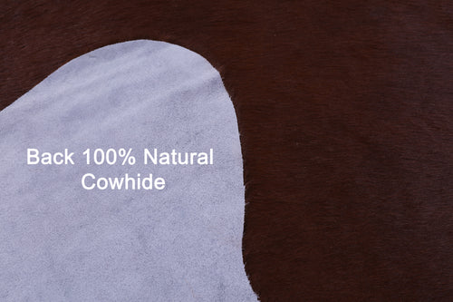 Brown Natural Cowhide Rug - Large 6' 9