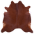 Brown Natural Cowhide Rug - Large 6' 9"H x 6' 6"W