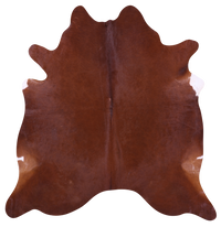 Thumbnail for Brown Natural Cowhide Rug - Large 6' 9