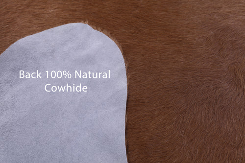 Light Brown Natural Cowhide Rug - X-Large 7' 3