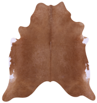 Thumbnail for Light Brown Natural Cowhide Rug - X-Large 7' 3