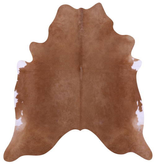 Light Brown Natural Cowhide Rug - X-Large 7' 3