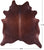 Brown Natural Cowhide Rug - XX-Large 7' 9"H x 6' 9"W