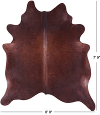Thumbnail for Brown Natural Cowhide Rug - XX-Large 7' 9