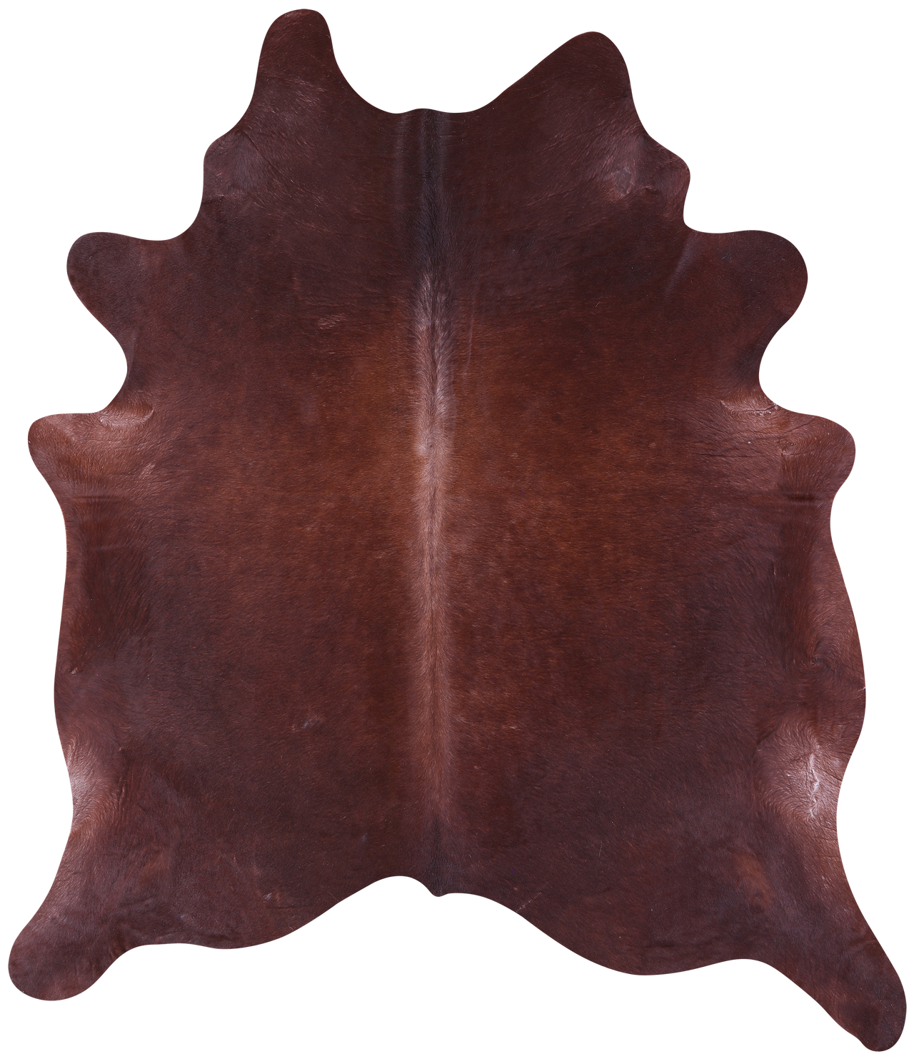 Brown Natural Cowhide Rug - XX-Large 7' 9"H x 6' 9"W