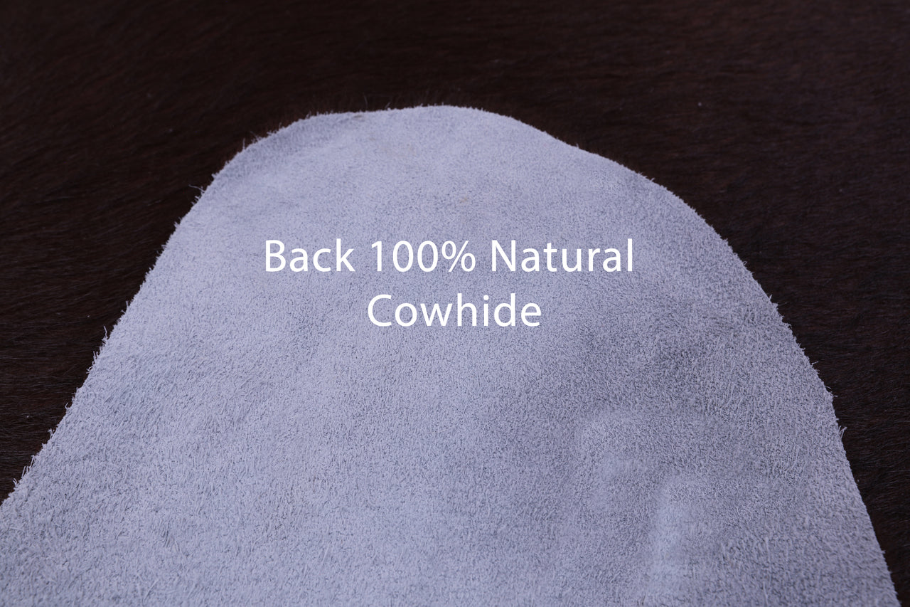Brown Natural Cowhide Rug - XX-Large 7' 9"H x 6' 9"W
