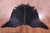 Black Natural Cowhide Rug - X-Large 7' 7"H x 6' 10"W