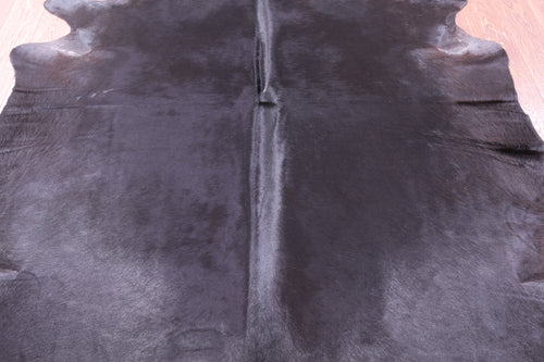 Black Natural Cowhide Rug - X-Large 7' 7