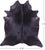 Black Natural Cowhide Rug - X-Large 7' 7"H x 6' 10"W