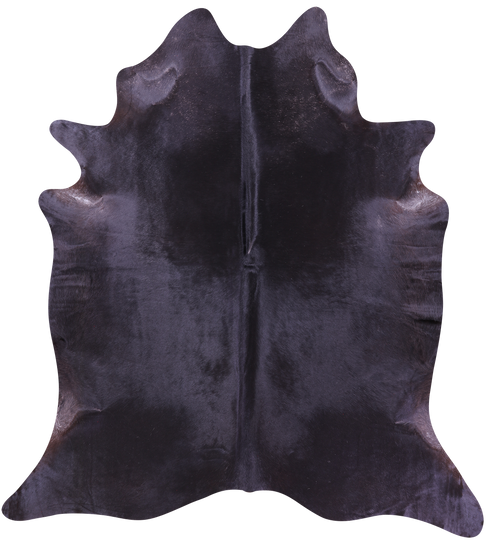 Black Natural Cowhide Rug - X-Large 7' 7