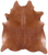 Brown Natural Cowhide Rug - XX-Large 7' 10"H x 7' 0"W