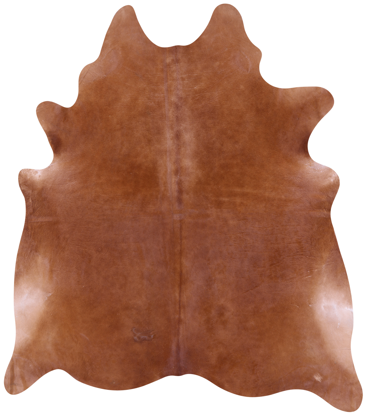 Brown Natural Cowhide Rug - XX-Large 7' 10"H x 7' 0"W
