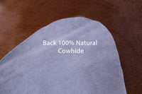 Thumbnail for Brown Natural Cowhide Rug - XX-Large 7' 10