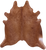 Brown Natural Cowhide Rug - XX-Large 8' 0"H x 7' 3"W