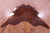 Brown Natural Cowhide Rug - X-Large 7' 7"H x 7' 0"W